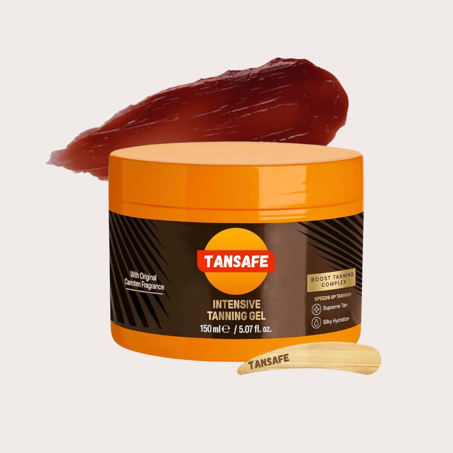 TanSafe™ - The first tanning gel that works WITH your sunscreen